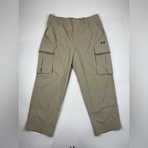 NWT Under Armour UA Unstoppable Cargo Utility Pants Men's Size XXL Khaki
